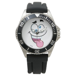 Montre drôle de visage