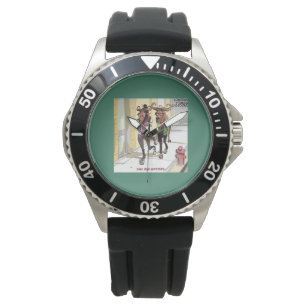Montre drôle en caoutchouc pour hommes Gnu Age Hip