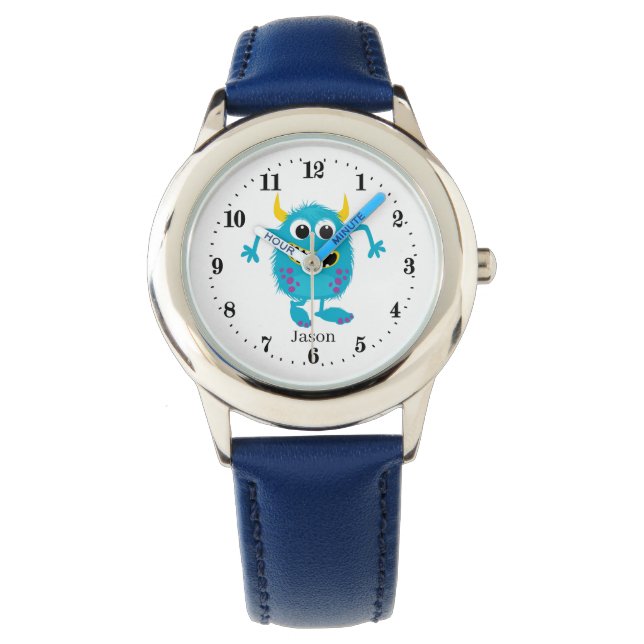 Montre drôle enfants monstre unisex (devant)
