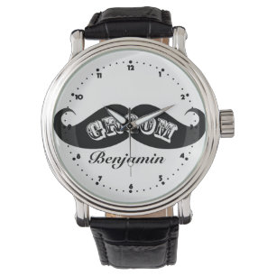 Montre Drôle Hipster Groom Mustache