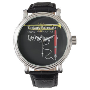 Montre Drôle Trumpet Spit Happer Joueur de bande