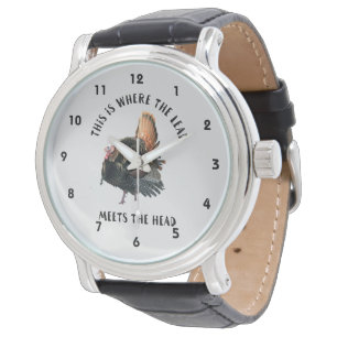 Montre Drôle Turc Citation de chasse Homme