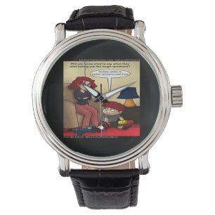 Montre drôle unisexe pour mamans Twitter