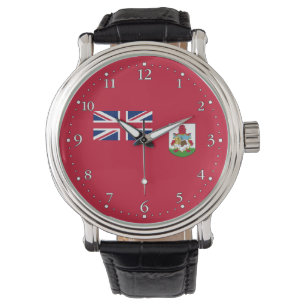 Montre du drapeau patriotique des Bermudes