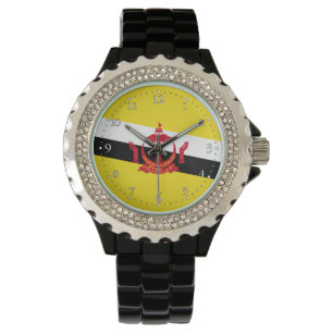 Montre du drapeau patriotique du Brunei