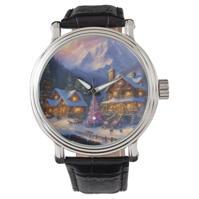 Montre E thème de Noël (devant)