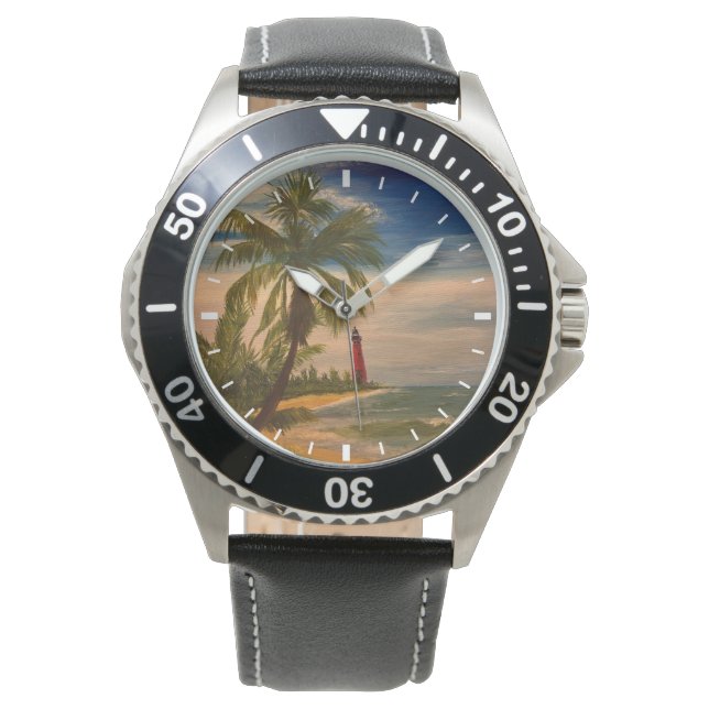 Montre East Coast Beach and Lighthouse, par Gary Poling (devant)