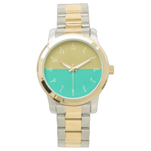 Montre Eaux dorées au coucher du soleil