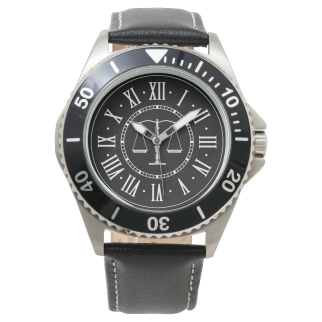 Montre Échelles de justice | Classique (devant)