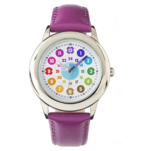 Montre Echte Lernuhr für Kinder - Schlicht - EasyRead Arm
