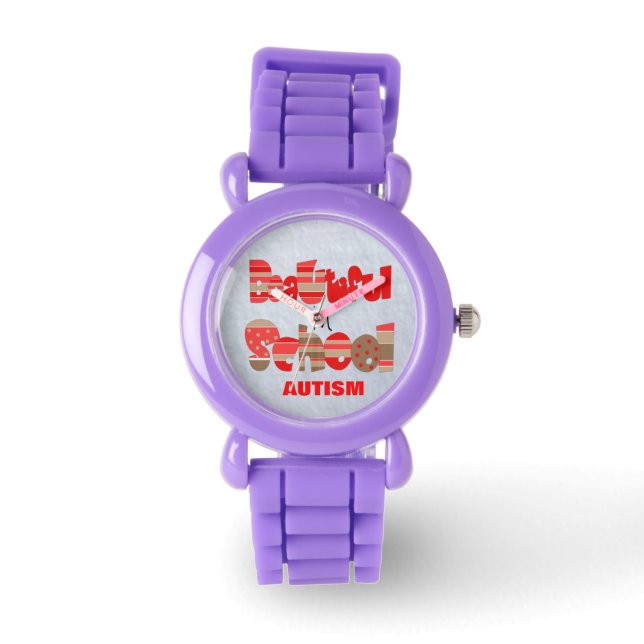 Montre École d'autisme #4 Regarder (Recto)