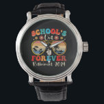 Montre Écoles Out Forever Retraité Enseignant Jour Dernie<br><div class="desc">Écoles Out Forever Retraité Enseignant Jour Dernier 2024</div>