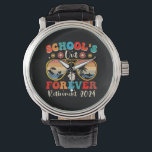 Montre Écoles Out Forever Retraité Enseignant Jour Dernie<br><div class="desc">Écoles Out Forever Retraité Enseignant Jour Dernier 2024</div>