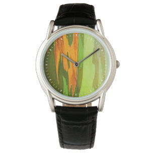 Montre Écorce d'eucalyptus arc-en-ciel, Hawaï