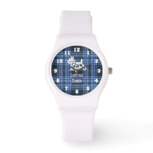Montre Écossais Terrier que votre plaid de couleur