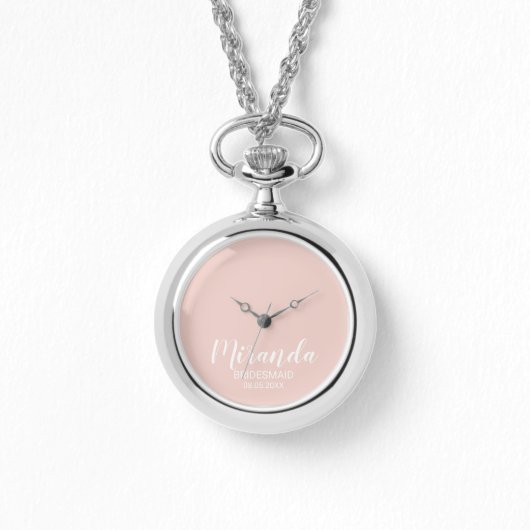 Montre Écrivain Personnalisé De Script Moderne (Recto)