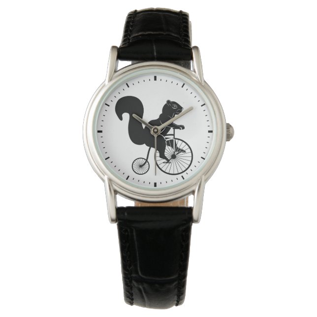 Montre Écureuil équitation Penny Farthing Vélo (devant)