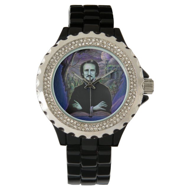 Montre Edgar Allan Poe gothique (devant)