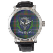 Montre Edmonstone Scottish Clan Tartan & Crest (devant)