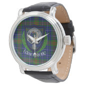 Montre Edmonstone Scottish Clan Tartan & Crest (Incliné)