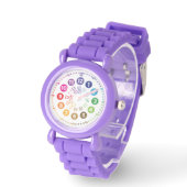 Montre éducative rainbowatch pour écoliers avec de (Angle)