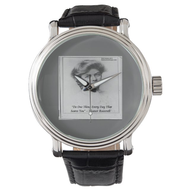 Montre Eleanor Roosevelt & Citation Unisex Watch (devant)
