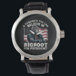 Montre Election 2024 Funny Vote Sasquatch USA<br><div class="desc">Election 2024 Funny Vote Sasquatch USA</div>