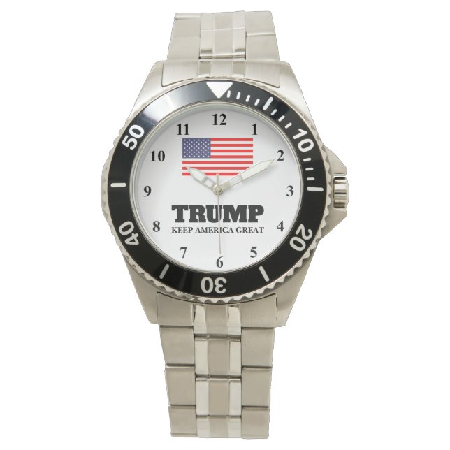 Montre Élection de Donald Trump 2024 Garder l'Amérique Gr (devant)