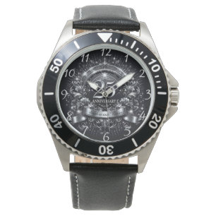 Montre Élégance Argentée : 25e Anniversaire
