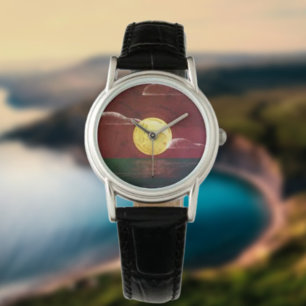Montre Élégance de l'Océan au Clair de Lune