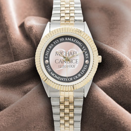 Montre Élégant 30e anniversaire du 46e Mariage Pearl