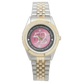 Montre Élégant 52ème anniversaire de Mariage de rubis éto (devant)