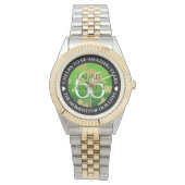 Montre Élégant 66ème anniversaire de Mariage Titanite (devant)