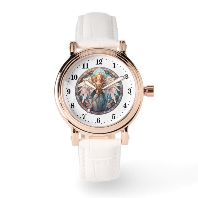 Montre Elégant Angel amants Religieux (Recto)