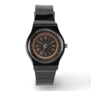 Montre Élégant bracelet Silicone noir