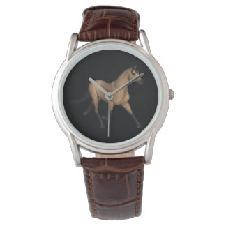 Montre Élégant cheval de peinture à l'huile