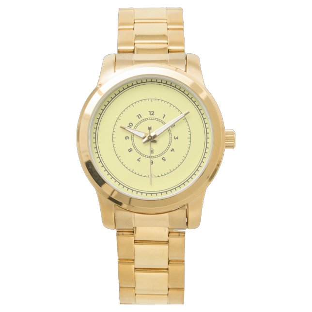 Montre Elegant Chic Men's  Gold   (devant)