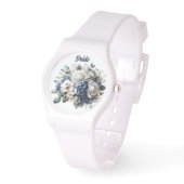 Montre Elégant Floral Bride Watch - Mercredi (Angle)