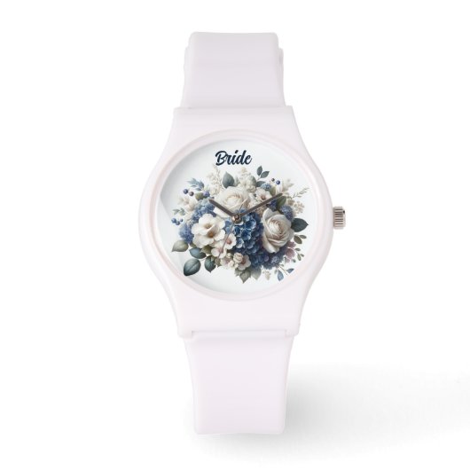 Montre Elégant Floral Bride Watch - Mercredi (Recto)