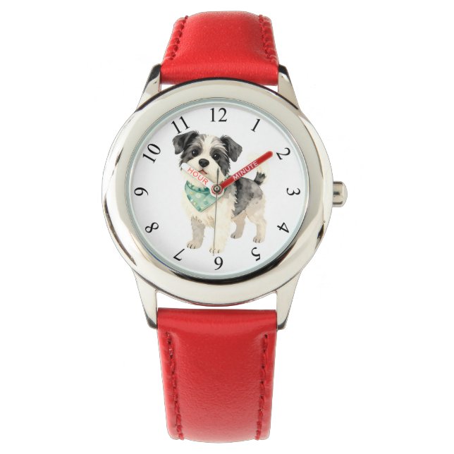 Montre Elegant Gold Grooming Dog Personalized Collection (devant)