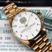 Montre Elegant Luxury  monogram initials names