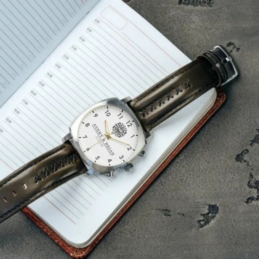 Montre Elegant Luxury  monogram initials names