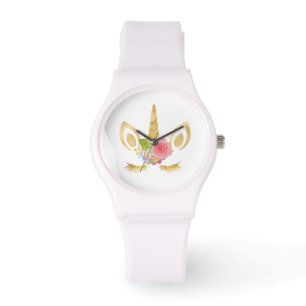 Montre Élégant mignon jolie parties scintillant en or f