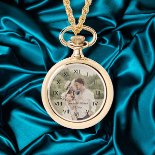 Montre élégant moderne minimaliste photo mariage