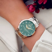 Montre Elegant Monogram Custom Couple names