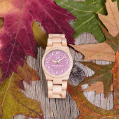 Montre Elegant Personalized Monogram Perfect Gift pink