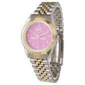 Montre Elegant Personalized Monogram – Romantic Couple’s  (Incliné)