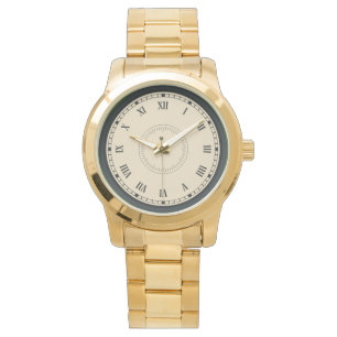Montre Elégante surveillance numérique romaine