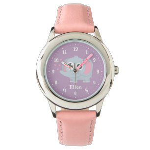 Montre Éléphant de bébé mignon pour filles