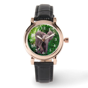Montre Éléphant et jungle
